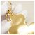 Portachiavi Vivienne Vero Louis Vuitton M00871 Rosa Blu D'oro - vista 4
