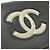 Borsa a tracolla con catena portafoglio Chanel Coco Mark Nero Argento - vista 9