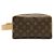 Necessaire Louis Vuitton Monogram Locker Dopp Kit Clutch Handbag Marrone - vista 2