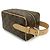 Necessaire Louis Vuitton Monogram Locker Dopp Kit Clutch Handbag Marrone - vista 3