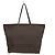 Fendi Zucchino Canvas und Leder Tote Bag Braun