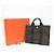 Hermès Borsa Tote Hermes Her Line PM Marrone Nero - vista 2