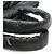 Borsa Tote CHANEL Coco Cocoon Tote GM Nero Bordò - vista 5
