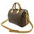 Borsa Louis Vuitton Monogram Speedy Bandoulière 30 Marrone - vista 3