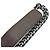 Borsa a tracolla Prada Vitelio Phenix Rhinestone Grigio - vista 6