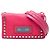 Borsa a tracolla Prada Pink Tessuto Etiquette Rosa