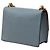 Borsa a tracolla con catena Kan U in pelle piccola blu Fendi Blu chiaro - vista 2