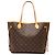 Louis Vuitton Marrone Monogram Neverfull MM