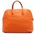 Hermès Orange Clemence Bolide 45 Arancione