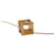 Hermès Collier pendentif cage d'or laquée plaqué or Pêche  - vue 4