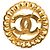 Spilla a maglie a catena Chanel Gold CC placcata oro D'oro - vista 2