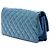 Wallet On Chain Portafoglio con catena Chanel Blue Quilted Patent Golden Class East West - vista 2