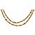 Collana lunga a maglie station Chanel Gold CC placcata oro D'oro - vista 2