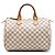 Louis Vuitton White Damier Azur Speedy 30 Bianco