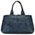 Borsa Prada Blue Denim Canapa Logo