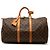 Louis Vuitton Marrone Monogram Keepall 50