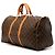 Louis Vuitton Marrone Monogram Keepall 50 - vista 2