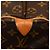 Louis Vuitton Marrone Monogram Keepall 50 - vista 7