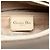 Dior Lady Dior aus braunem Canvas, Größe Medium Beige - Ansicht 5