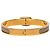 Bracciale Hermès Brown Mini Enamel Clic Chaine d Ancre PM Marrone - vista 3