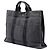 Hermès Fourre Tout MM aus grauer Canvas Braun - Ansicht 2