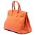 Hermès Orange Togo Birkin Retourne 35 Arancione - vista 2