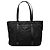 Prada Black Saffiano Trimmed Tessuto Tote Schwarz