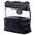 Borsa a Spalla Aquarium in Agnello Trapuntato Nero e PVC Chanel - vista 2
