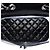 Borsa a Spalla Aquarium in Agnello Trapuntato Nero e PVC Chanel - vista 4