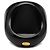 Anello Chanel Camelia con logo CC in resina nera e tono oro Nero - vista 3