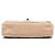 Chanel Beige Medium Classic Canvas mit Lammfellbesatz Double Flap - Ansicht 3