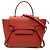 Belt Bag Céline Borsa Belt in pelle di vitello granulata Nano rossa Celine Rosso