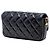 Portacellulare Chanel Black Quilted Lambskin Giant CC Flap con catena Nero - vista 2