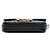Portacellulare Chanel Black Quilted Lambskin Giant CC Flap con catena Nero - vista 3