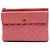 Chanel Kosmetiktasche Pink Medium Iridescent gestepptes Caviar