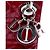 Lady Dior mini in vernice cannage rosso di Dior - vista 5