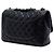 Chanel Black Jumbo Classic Caviar Single Flap Nero - vista 2