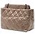 Tote 2.55 Reissue en piel de becerro envejecida acolchada marrón Chanel Castaño Bronce - vista 2