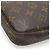 Borsa Louis Vuitton Monogram Pochette Accessoires Marrone - vista 4