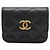 Timeless Pochette de cintura mini Chanel Matelassé Coco Mark Negro