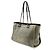 Borsa Tote Chanel Deauville Line MM Marrone Nero - vista 3