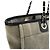 Borsa Tote Chanel Deauville Line MM Marrone Nero - vista 8