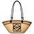 Loewe Borsa Cesta Anagram in paglia Multicolore Beige