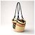 Loewe Borsa Cesta Anagram in paglia Multicolore Beige - vista 10