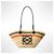 Loewe Borsa Cesta Anagram in paglia Multicolore Beige - vista 12