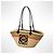 Loewe Borsa Cesta Anagram in paglia Multicolore Beige - vista 4