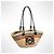Loewe Borsa Cesta Anagram in paglia Multicolore Beige - vista 5
