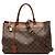 Borsa Louis Vuitton Damier Greenwich Marrone
