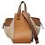 Borsa a mano piccola Loewe Anagram Hammock Marrone Beige