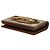 Portafoglio bi-fold Gucci GG Supreme Horsebit 1955 Marrone Beige - vista 4